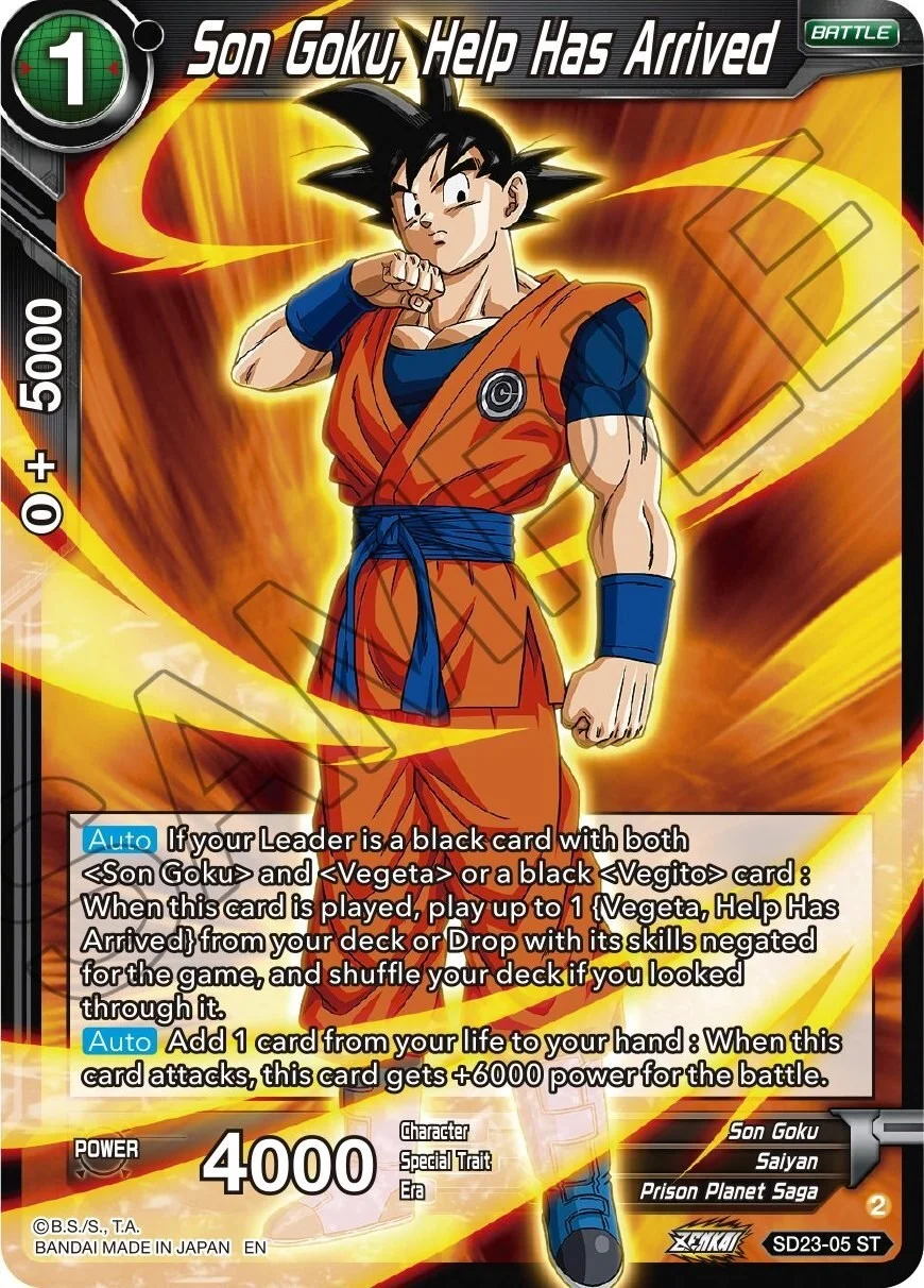 Son Goku, Help Has Arrived 「SD23-05」「EN」