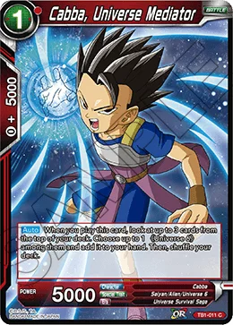 Cabba, Universe Mediator 「TB1-011」「EN」