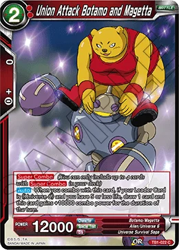 Union Attack Botamo and Magetta 「TB1-022」「EN」
