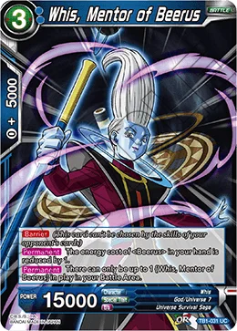 Whis, Mentor of Beerus 「TB1-031」「EN」