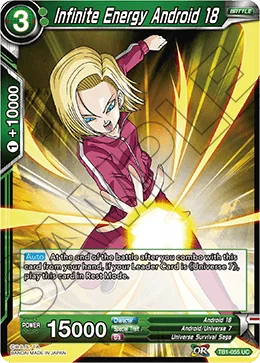 Infinite Energy Android 18 「TB1-055」「EN」