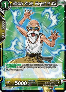 Master Roshi, Forged of Will 「TB1-076_PR02」「EN」