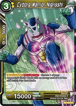 Cyborg Warrior Nigrisshi 「TB1-093」「EN」