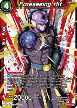 Foreseeing Hit #TB1-008_PR · Dragon Ball Super CCG