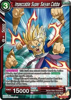 Impeccable Super Saiyan Cabba #TB1-010_BD · Dragon Ball Super CCG