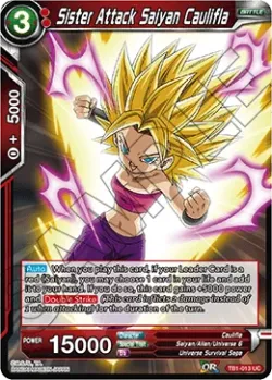 Sister Attack Saiyan Caulifla #TB1-013 · Dragon Ball Super CCG