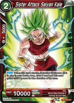 Sister Attack Saiyan Kale #TB1-016 · Dragon Ball Super CCG