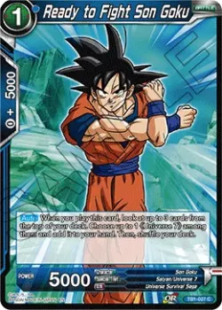 Ready to Fight Son Goku #TB1-027_PR02 · Dragon Ball Super CCG