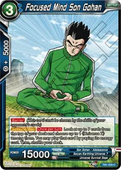 Focused Mind Son Gohan #TB1-029 · Dragon Ball Super CCG
