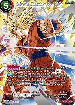 Supreme Showdown Son Goku 「TB2-002_SPR」「EN」