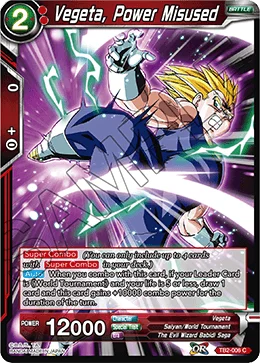 Vegeta, Power Misused 「TB2-006」「EN」