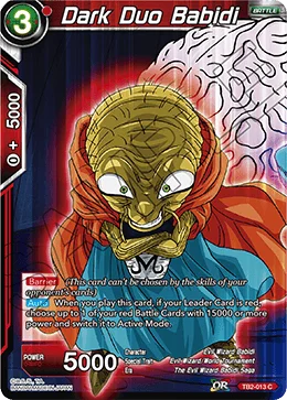 Dark Duo Babidi 「TB2-013」「EN」