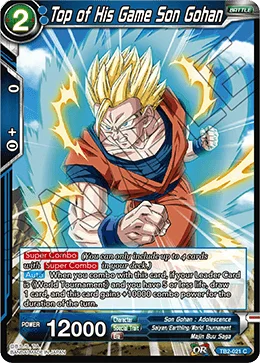 Top of His Game Son Gohan 「TB2-021」「EN」