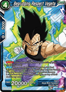Begrudging Respect Vegeta 「TB2-025」「EN」