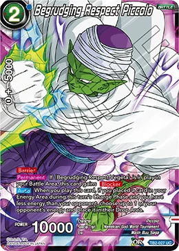 Begrudging Respect Piccolo 「TB2-027」「EN」