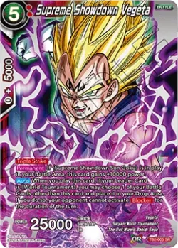 Supreme Showdown Vegeta #TB2-005 · Dragon Ball Super CCG