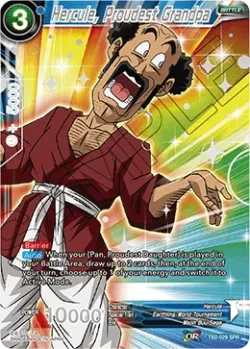 Hercule, Proudest Grandpa #TB2-029_SPR · Dragon Ball Super CCG