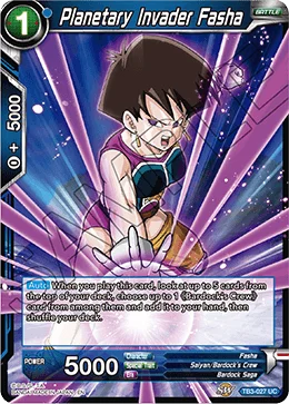 Planetary Invader Fasha 「TB3-027」「EN」