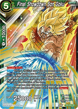 Final Showdown Son Goku 「TB3-035」「EN」