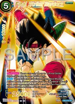 Final Strike Bardock #TB3-019_PR · Dragon Ball Super CCG