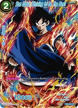 Son Goku, Striving to be the Best #TB3-021 · Dragon Ball Super CCG