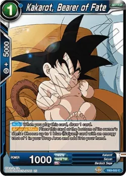 Kakarot, Bearer of Fate #TB3-022 · Dragon Ball Super CCG