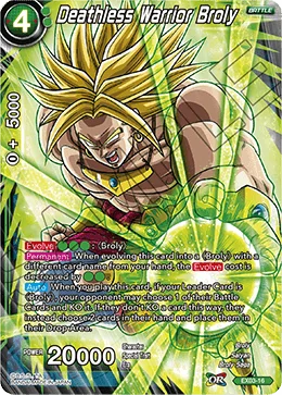 Deathless Warrior Broly 「EX03-16」「EN」