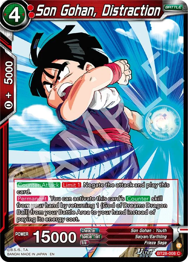 Son Gohan, Distraction 「BT28-008」「EN」