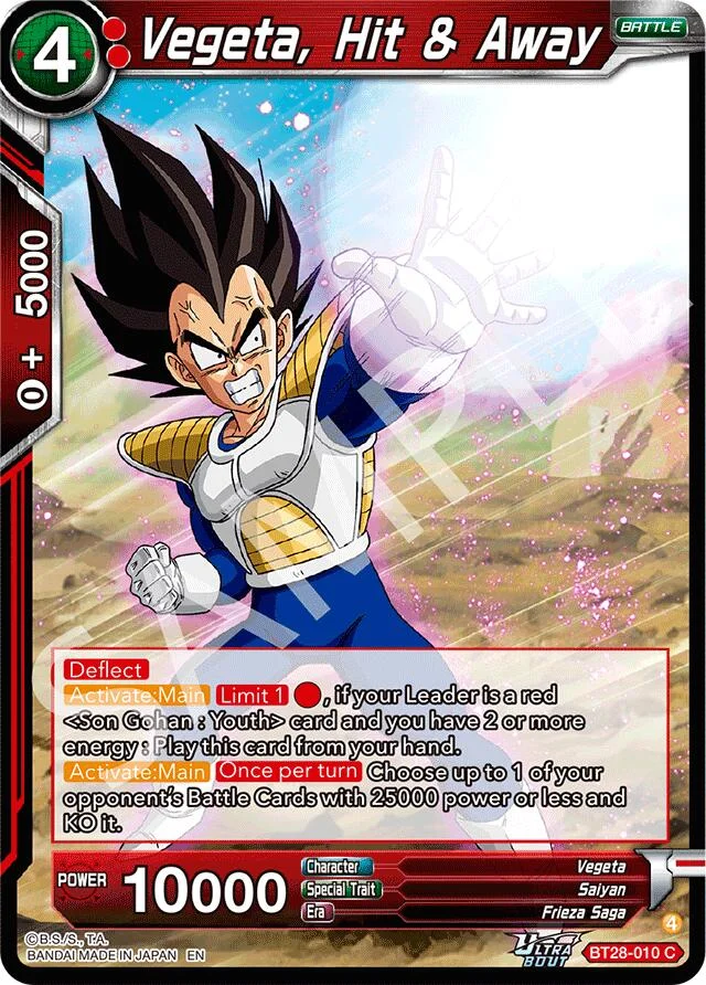 Vegeta, Hit & Away 「BT28-010」「EN」