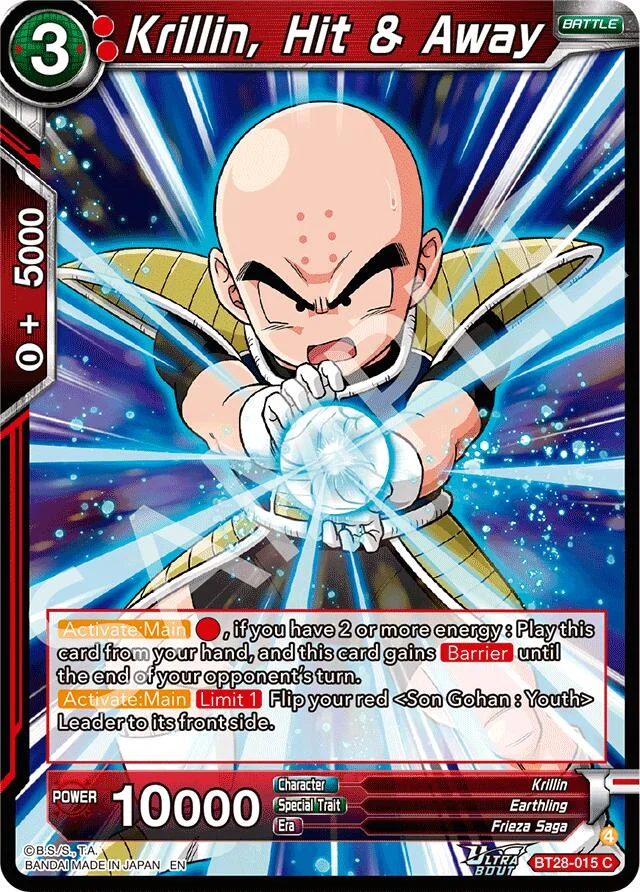 Krillin, Hit & Away 「BT28-015」「EN」