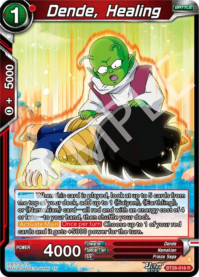 Dende, Healing 「BT28-016」「EN」