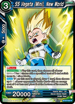 SS Vegeta (Mini), New World 「BT28-035」「EN」