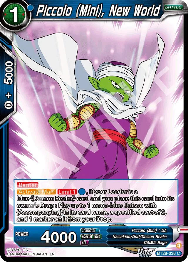 Piccolo (Mini), New World 「BT28-036」「EN」