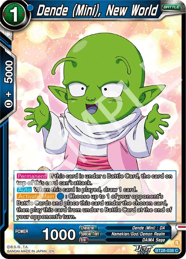 Dende (Mini), New World 「BT28-038」「EN」