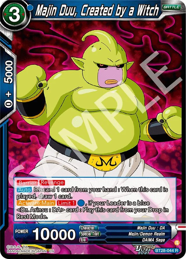 Majin Duu, Created by a Witch 「BT28-044」「EN」