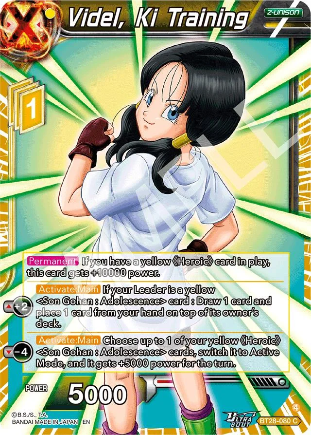 Videl, Ki Training 「BT28-080」「EN」