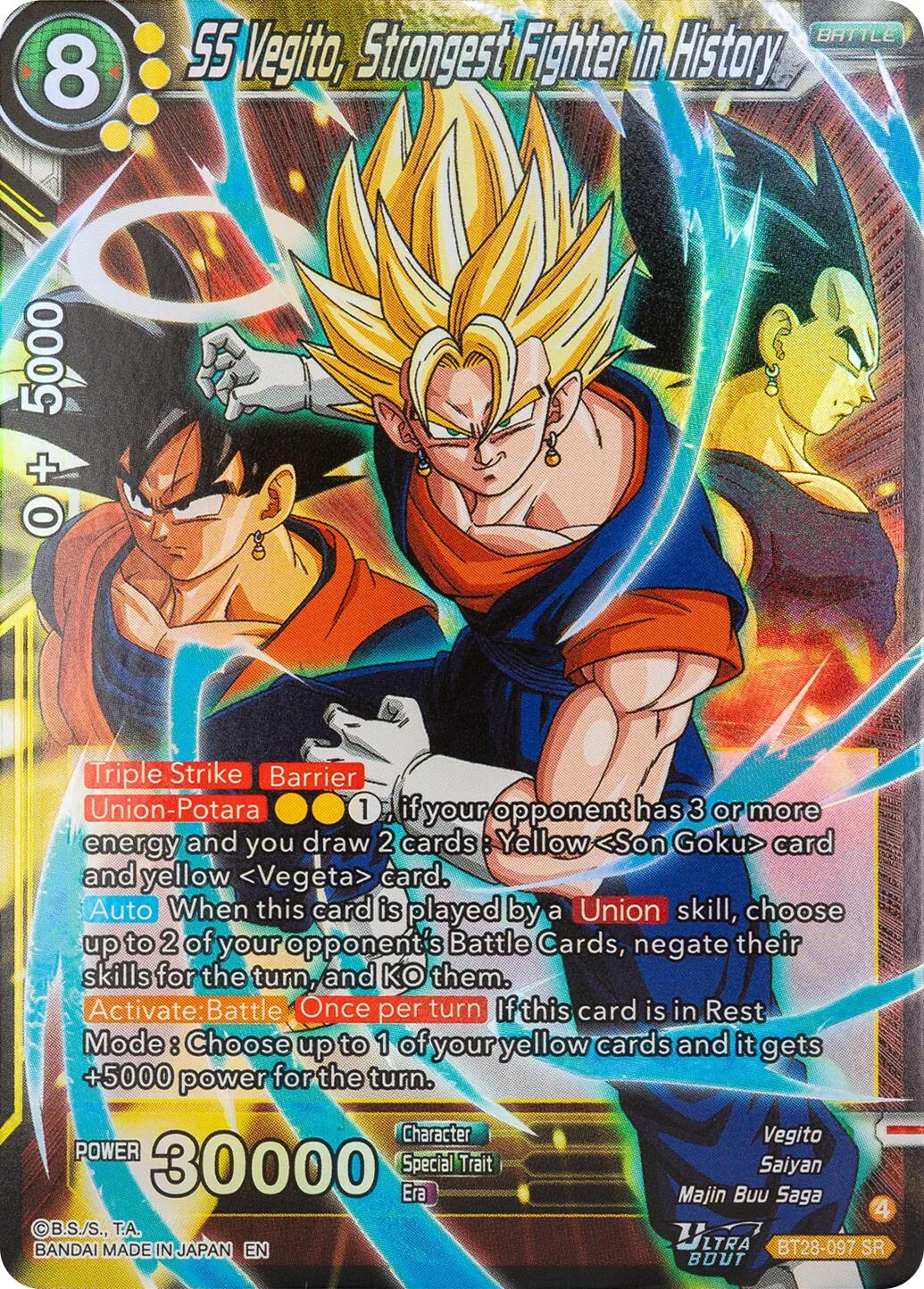 SS Vegito, Strongest Fighter in History 「BT28-097」「EN」