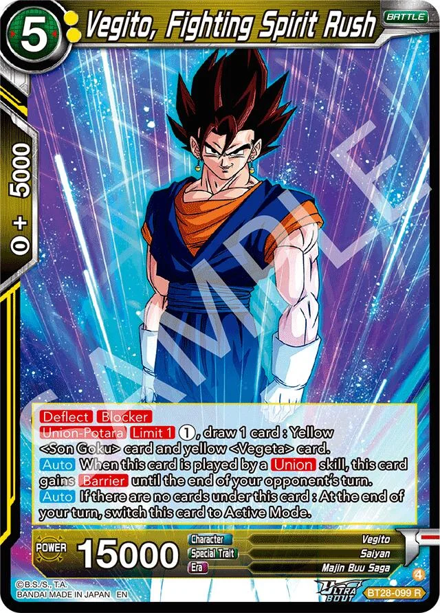 Vegito, Fighting Spirit Rush 「BT28-099」「EN」
