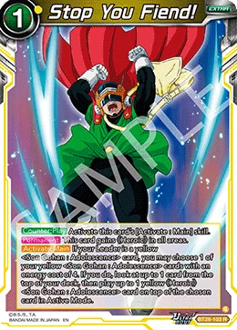 Stop You Fiend! 「BT28-103」「EN」