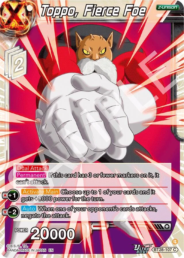 Toppo, Fierce Foe 「BT28-107」「EN」