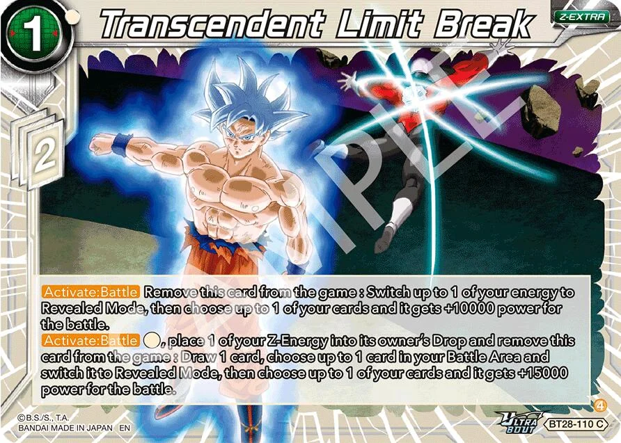 Transcendent Limit Break 「BT28-110」「EN」