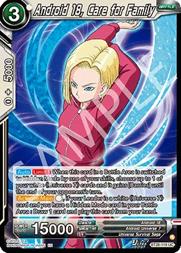 Android 18, Care for Family 「BT28-119」「EN」