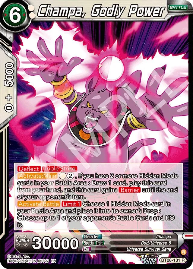 Champa, Godly Power 「BT28-131」「EN」