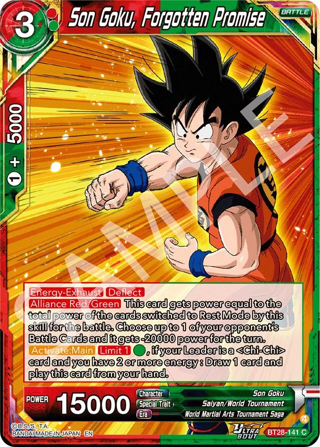 Son Goku, Forgotten Promise 「BT28-141」「EN」
