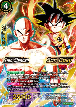 Tien Shinhan VS Son Goku UB01 BT28-145