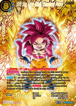 SS4 Son Goku (Mini), Comeback Power 「BT28-148_GDR」「EN」