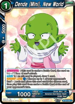 Dende (Mini), New World #BT28-038 · Dragon Ball Super: Masters