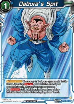 Dabura’s Spit #BT28-053_PR · Dragon Ball Super: Masters