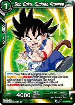 Son Goku, Sudden Promise #BT28-059 · Dragon Ball Super: Masters
