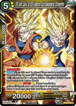 SS Son Goku & SS Vegeta, Acknowledging Strengths #BT28-094_PR · Dragon Ball Super: Masters